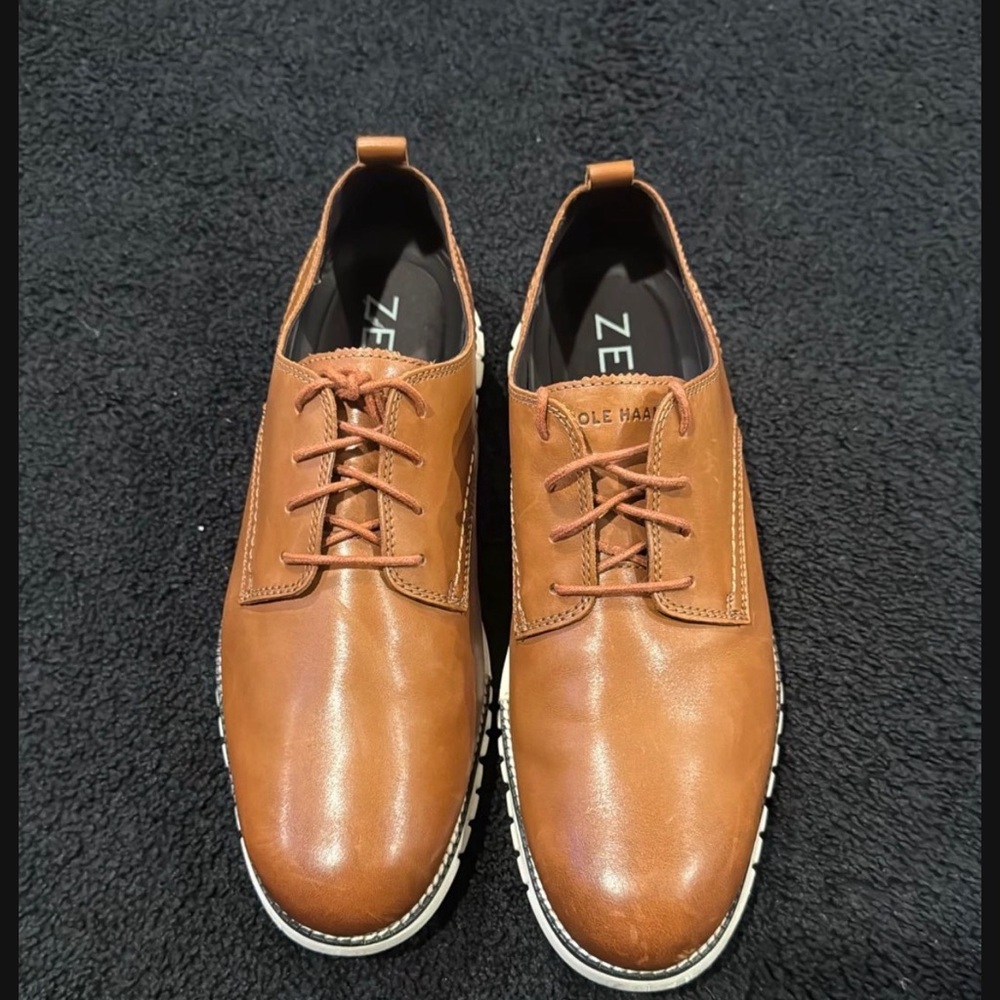 Cole Haan Men's Brown Leather Oxfords